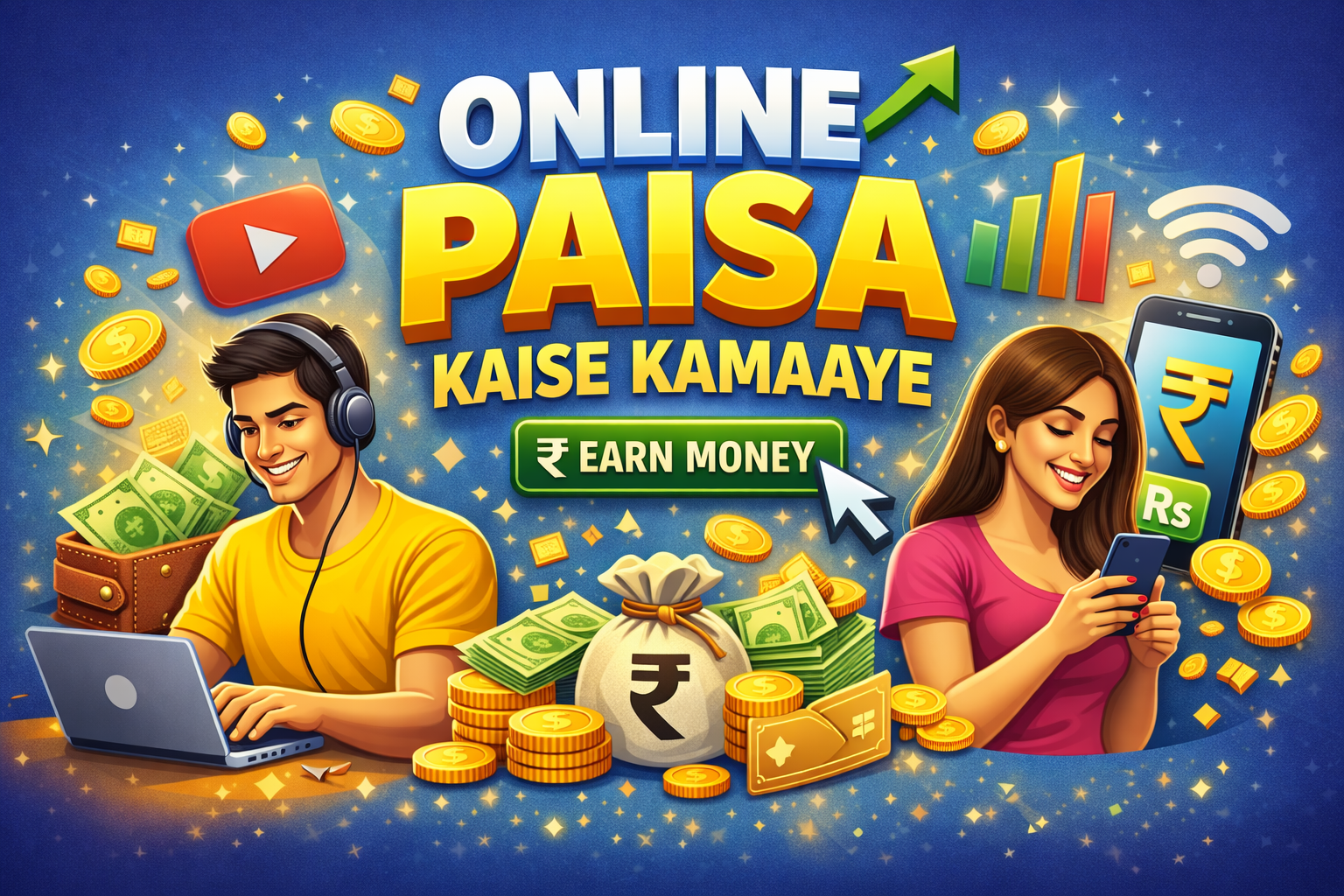 Online paise kamaye